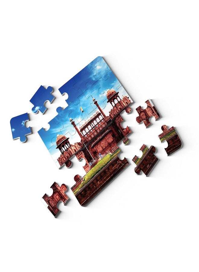 Mittimate Jigsaw Puzzle Combo Set of 2 - Map of India and Red Fort I 36 Pieces Cardboard Puzzle Game for Kids Age 4 to 6 Year I Birthday Gift for Children - Image 3